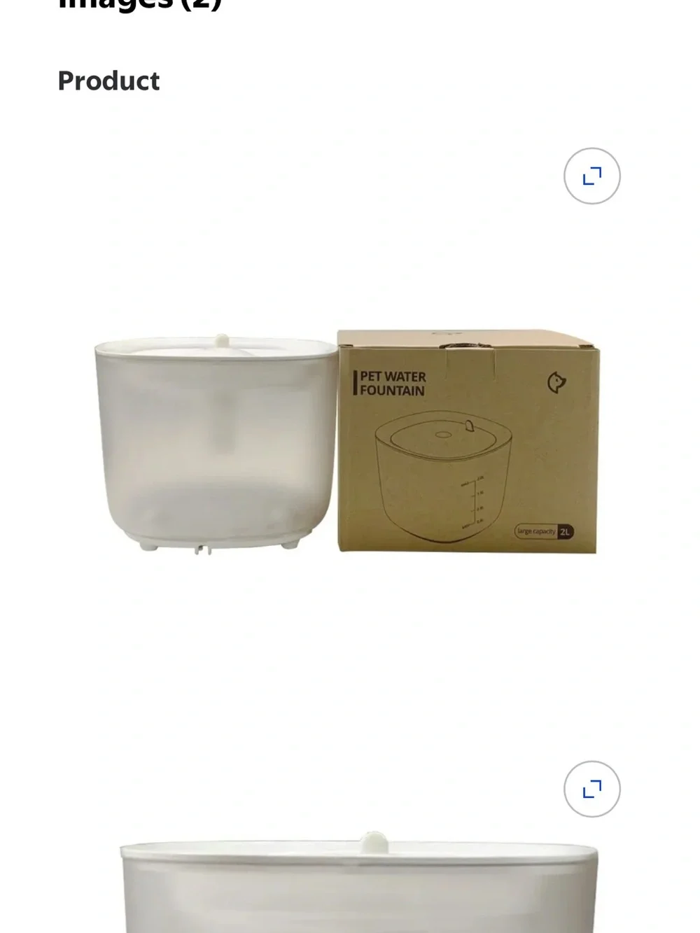 New PETEMPO 2L Pet fountain
